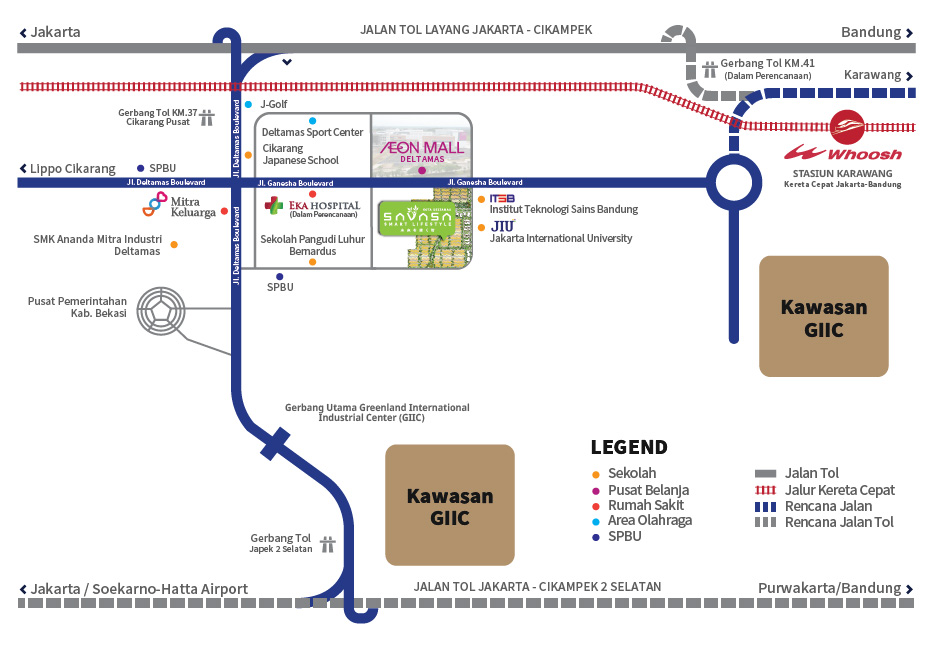 Akses map savasa, lokasi savasa